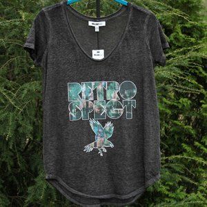 William Rast VNeck Retrospect Graphic Tee